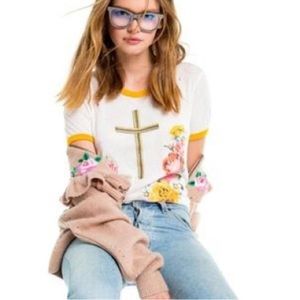 Wildfox Confessional Easter Johnny Ringer Tee